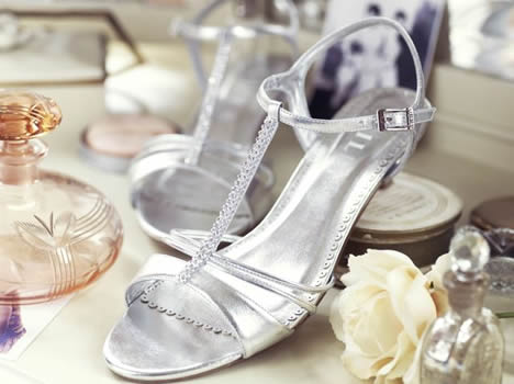 Schuhe für die Braut zur Hochzeit